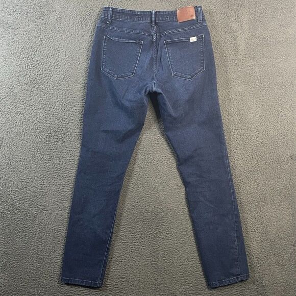 Barbell Apparel Jeans Mens 32 (Fits 30x32) Blue Athletic Fit Dark Wash Stretch - Picture 9 of 16